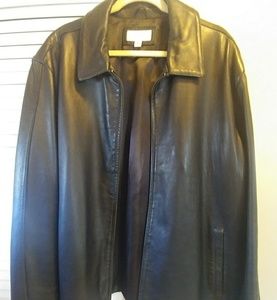 Men's genuine leather jacket like new